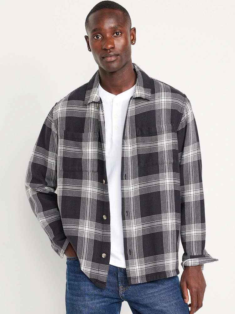 Heavyweight Plaid Flannel Shirt