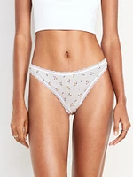 Mid-Rise Everday Cotton Thong