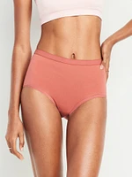 High-Waisted Everyday Brief Cotton Underwear