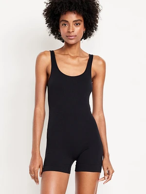 Seamless Ribbed Tank Top Bodysuit