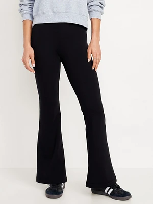 High-Waisted Fleece-Lined Flare Leggings