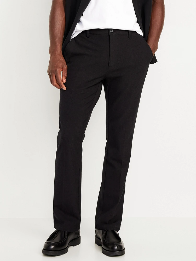 traight Herringbone Trouser Pants