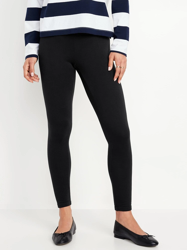 High-Waisted Fleece-Lined Leggings