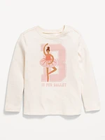 Long-Sleeve Graphic T-Shirt for Toddler Girls