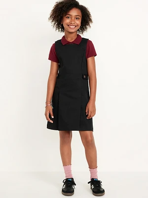 Sleeveless School Uniform Dress for Girls