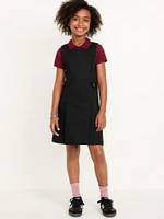 Sleeveless School Uniform Dress for Girls