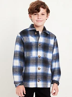 Plaid Shacket for Boys