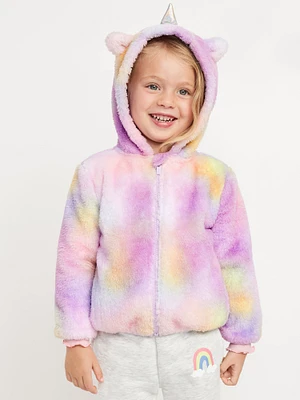 Critter Hooded Jacket for Toddler Girls