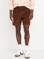 Corduroy Jogger Shorts - 7-inch inseam