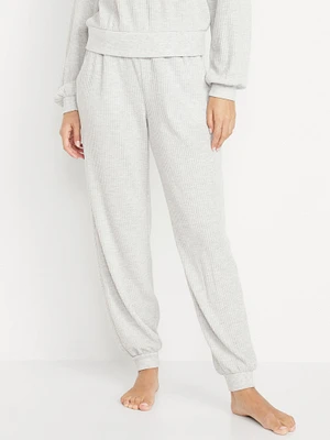 High-Waisted Waffle Lounge Jogger