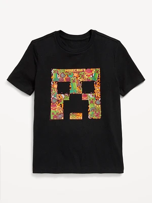 Minecraft Gender-Neutral Graphic T-Shirt for Kids