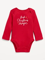 Unisex Long-Sleeve Graphic Bodysuit for Baby