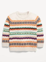 SoSoft Fair Isle Sweater for Toddler Boys