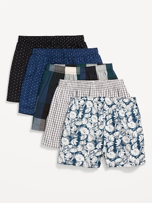 5-Pack Poplin Boxer Shorts