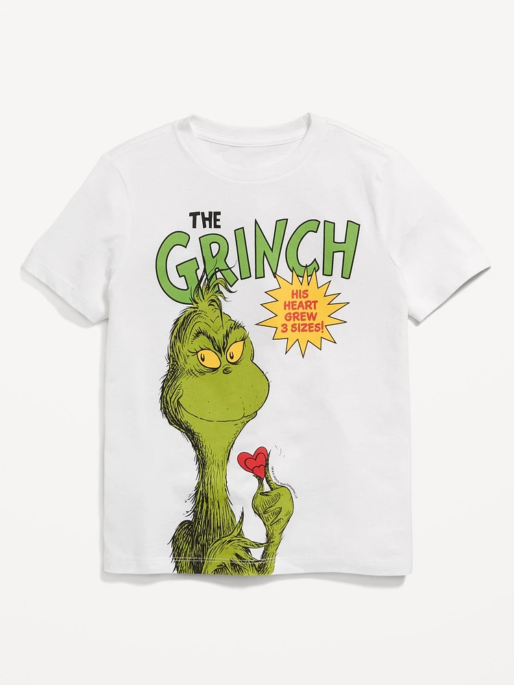 Dr. Seuss "Grinch" Gender-Neutral Graphic T-Shirt for Kids