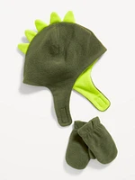 Trapper Hat and Mittens et for Toddler Boys