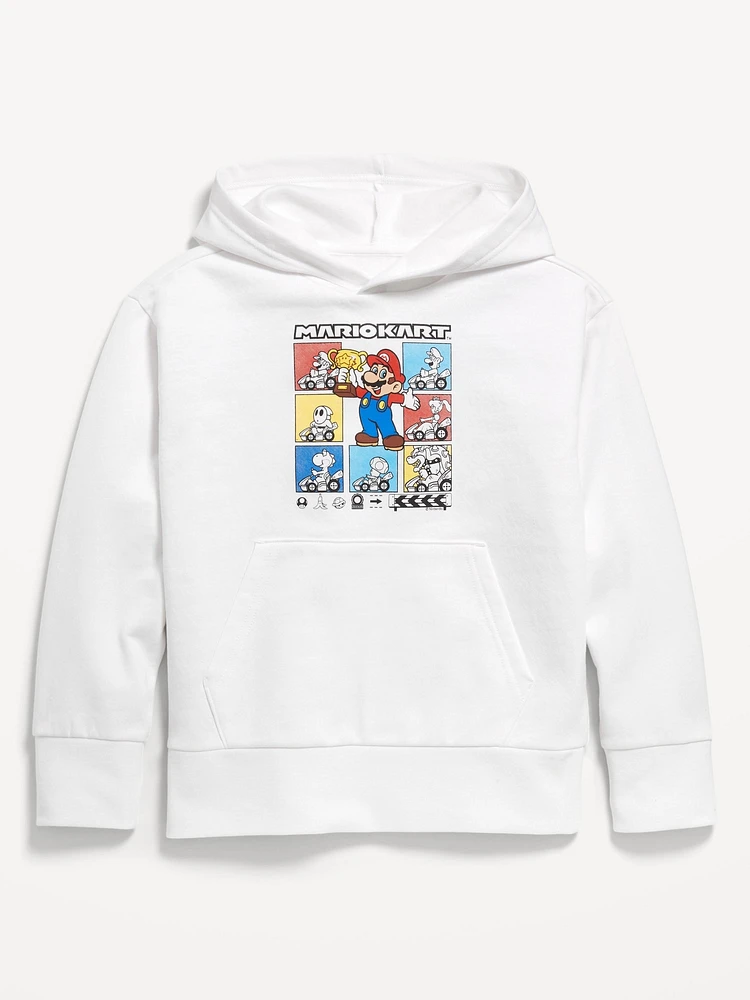 Super Mario Gender-Neutral Pullover Hoodie for Kids