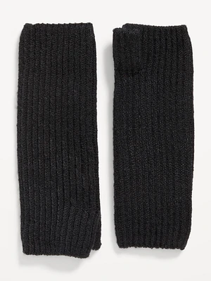 Thick-Knit Fingerless Gloves