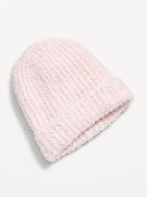 Soft Fuzzy-Brushed Beanie for Girls