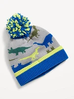 Pom-Pom Beanie for Toddler Boys