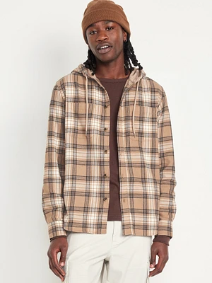 Hooded Flannel Shirt