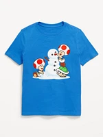 Super Mario Gender-Neutral Graphic T-Shirt for Kids