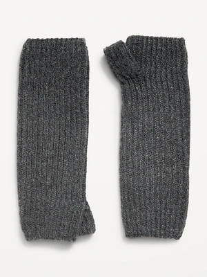 Thick-Knit Fingerless Gloves