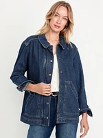 Relaxed Jean Barn Jacket