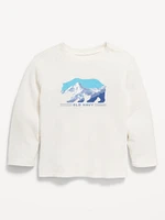 Logo-Graphic Thermal-Knit T-Shirt for Toddler Boys