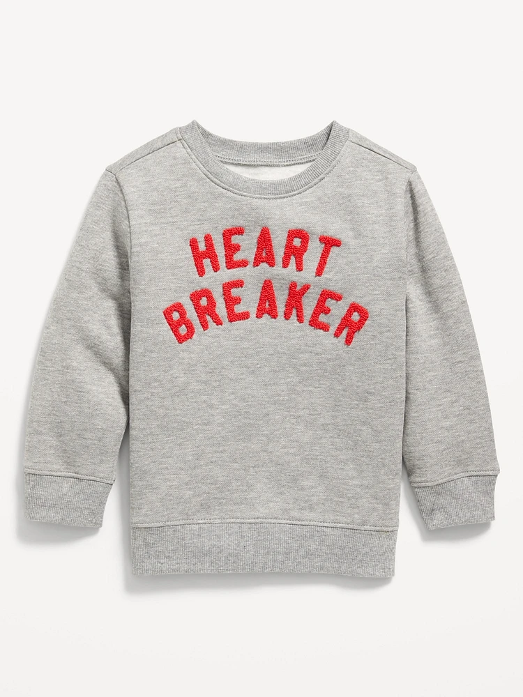 Crew-Neck Graphic Sweatshirt for Toddler Boys