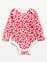 Printed Long-Sleeve Bodysuit for Baby