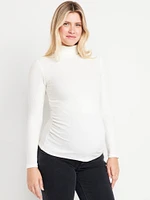 Maternity Ribbed Turtleneck