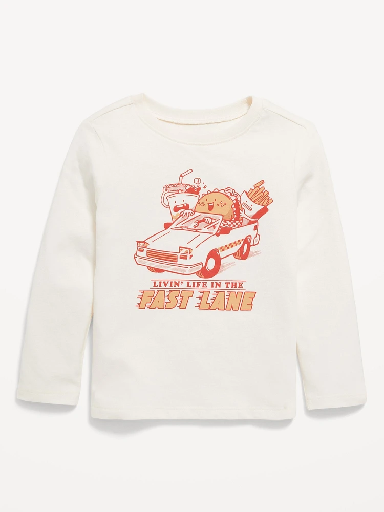 Unisex Long-Sleeve Graphic T-Shirt for Toddler