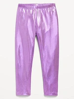 Full-Length Shiny Leggings for Toddler Girls