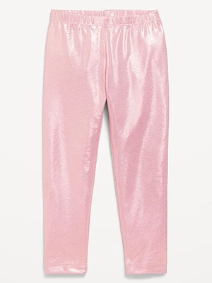 Full-Length Shiny Leggings for Toddler Girls