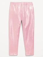 Full-Length Shiny Leggings for Toddler Girls