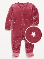 Velvet 2-Way-Zip Sleep & Play Footed One-Piece for Baby