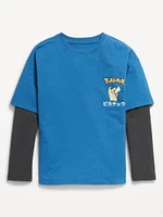 Pokmon Oversized Two-In-One Graphic T-Shirt for Boys