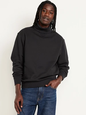 Fleece Turtleneck Sweatshirt