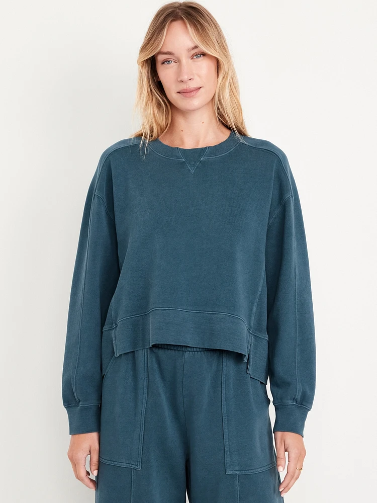 Oversized SoComfy Seamed Sweatshirt