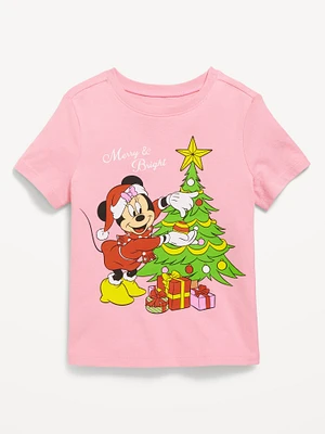 Disney Minnie Mouse Holiday Graphic T-Shirt for Toddler Girls