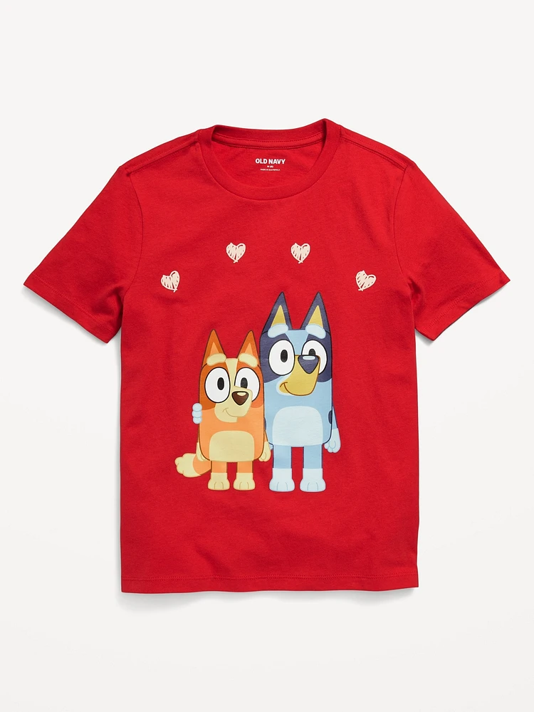 Bluey Gender-Neutral Graphic T-Shirt for Kids