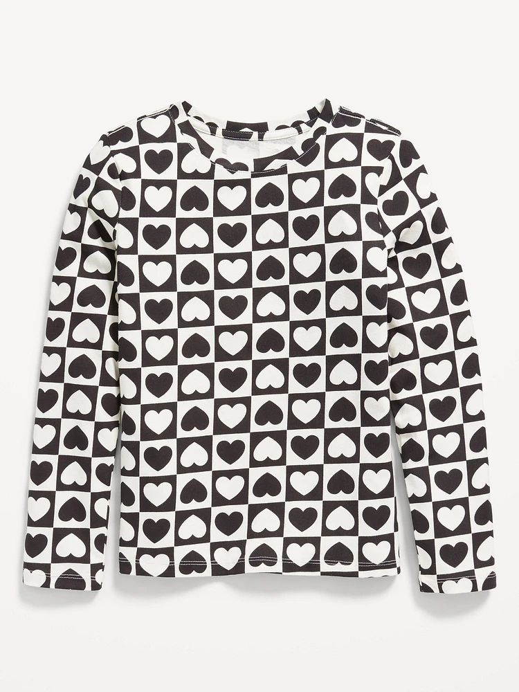 Printed Softest Long-Sleeve T-Shirt for Girls