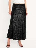 Sequin Maxi Skirt