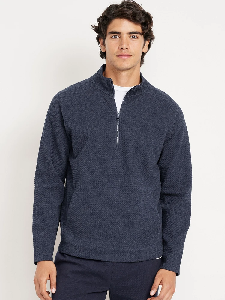 Dynamic Fleece Textured Half Zip