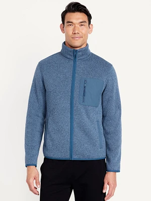 herpa-Lined weater Fleece Zip Jacket