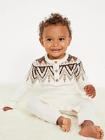 SoSoft Long-Sleeve Henley One-Piece for Baby