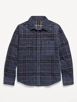 Long-Sleeve Corduroy Pocket Shirt for Boys