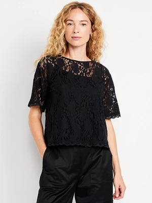 Lace Shell Top