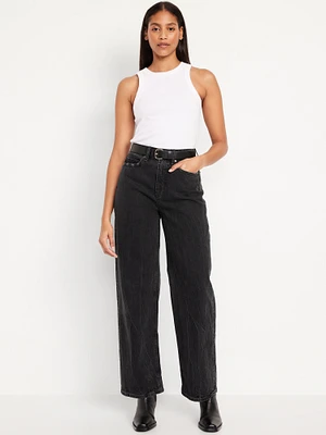 Curvy Extra High-Waisted Wide-Leg Jeans